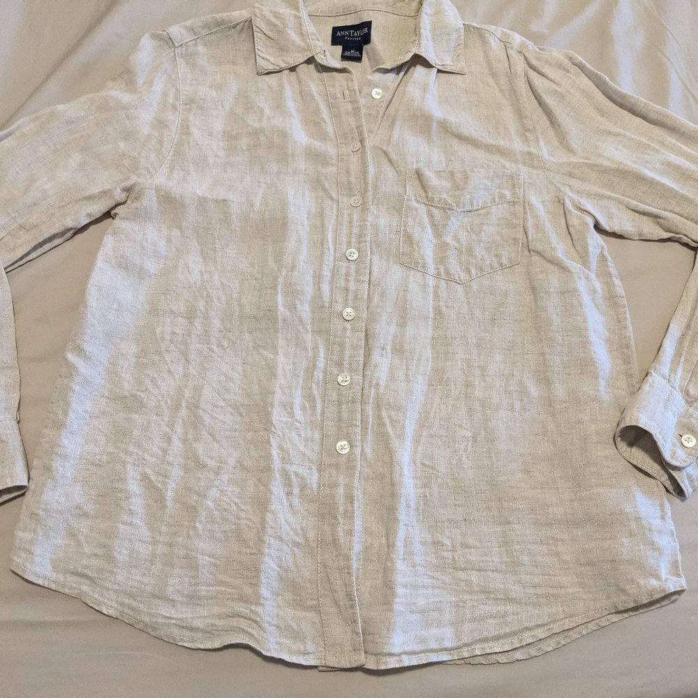 Ann Taylor linen button down